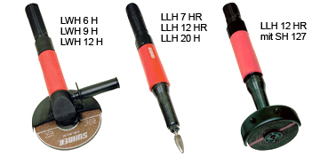 LWH & LLH series Air Tool Grinders
