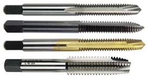 12-28 Size High-Speed Steel Plug Type Morse Cutting Tools 82834 Maintenance Series Spiral Point Taps 2 Flutes Bright Finish H3 Pitch Diameter 